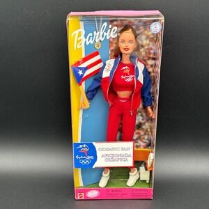 Barbie Olympic Fan Sydney 2000 Puerto Rico Doll Vintage 1999 Mattel 26053 NRFB